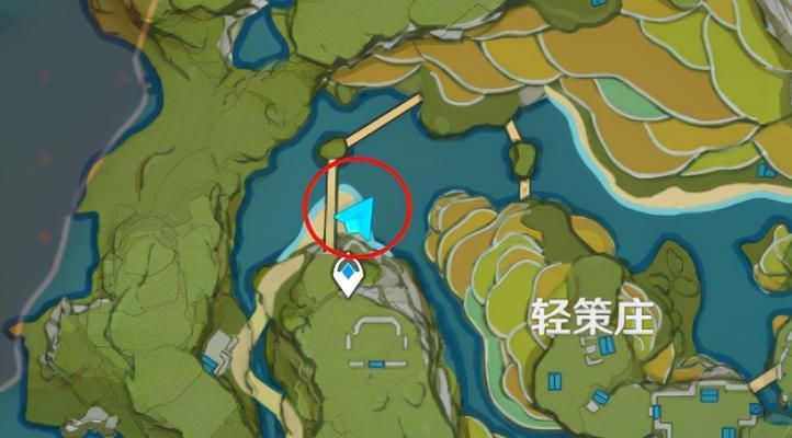 原神轻策庄湖边宝箱开启攻略（轻松找到位置）