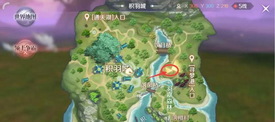 天谕手游梦中的宝藏攻略：寻找任务点坐标，开启新世界的大门