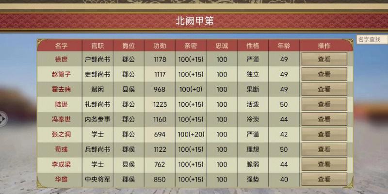 《皇帝成长计划2》（打造忠诚近臣）