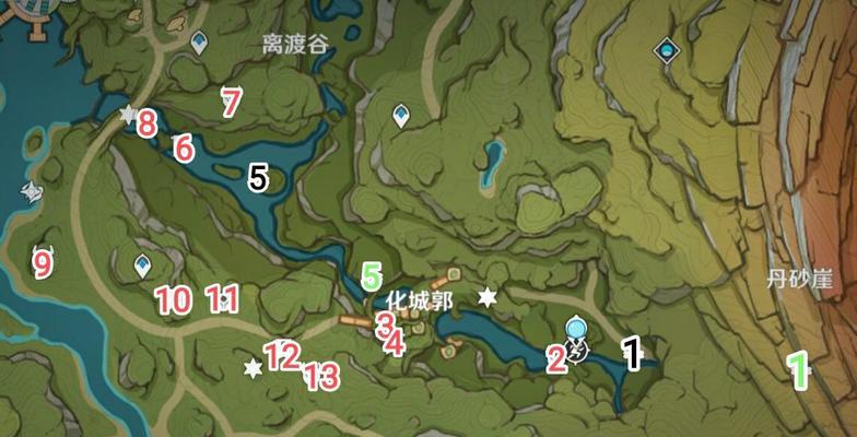 原神稻妻十把雷剑位置分布图怎么找？详细位置介绍在哪里？