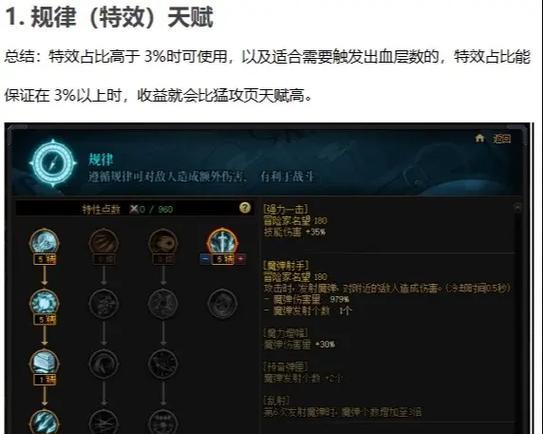 地下城中天赋树的开启方法是什么？
